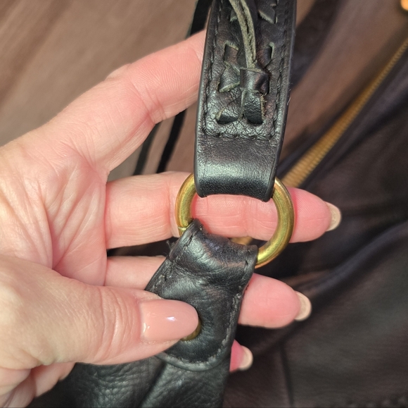 HOBO INTERNATIONAL Entwine Shoulder Bag, Black Leather - Picture 7 of 16